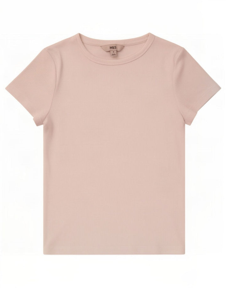 Marks & Spencer ženska majica kratkih rukava UK 10 Small White