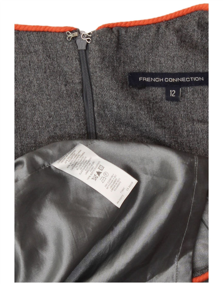 French Connection ženska plašt haljina UK 12 Srednje sivi poliester