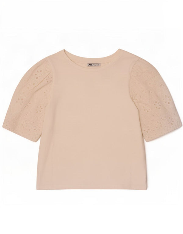 Zara ženska majica kratkih rukava UK 10 Small White