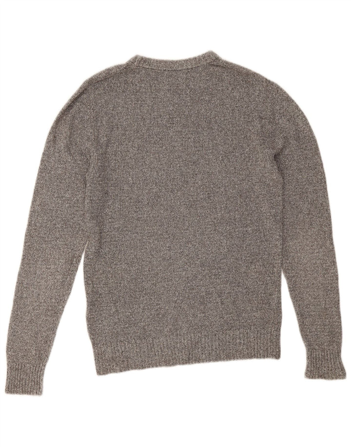 Jack & Jones muški pulover s okruglim izrezom, mali sivi pamuk
