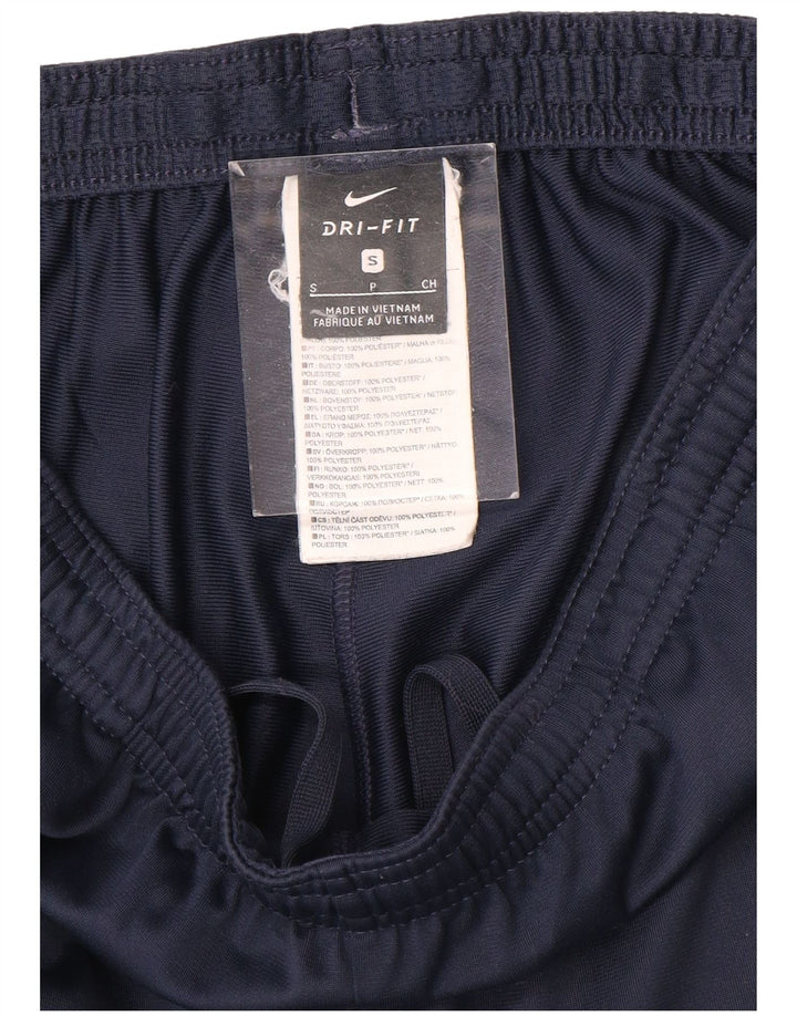 Nike muške Dri Fit hlače za trenirku Male tamnoplave poliesterske blokove