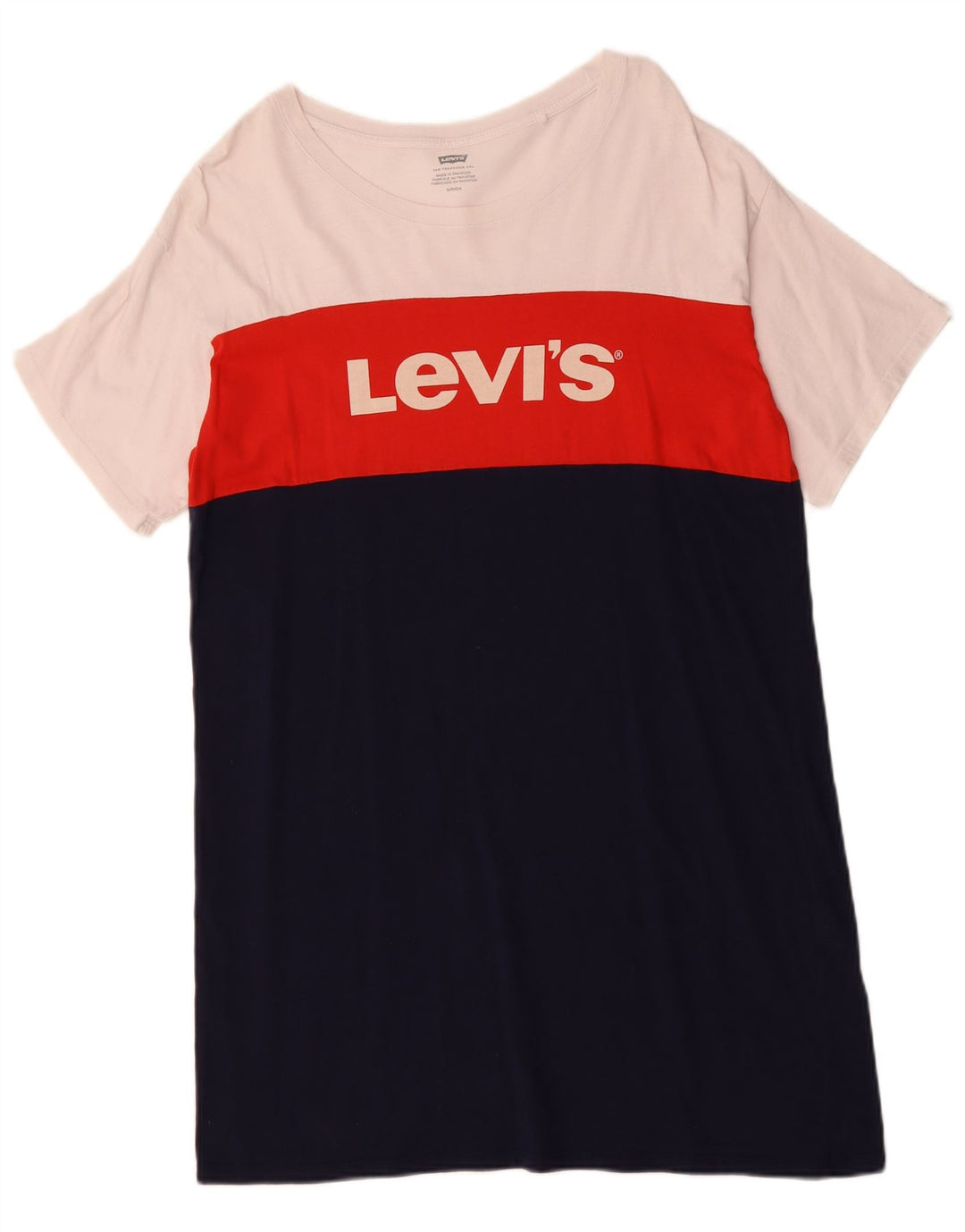LEVI'S ženska velika majica kratkih rukava UK 10 Mala tamnoplava boja