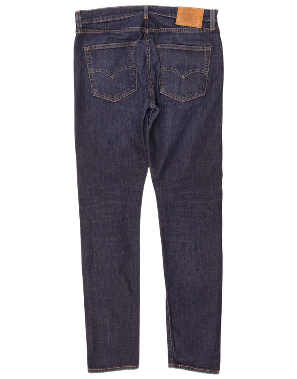 Levi's muške 512 uske sužene traperice W34 L34 tamnoplavi pamuk