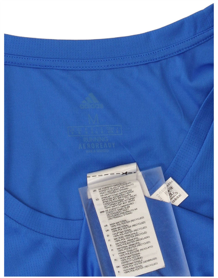 Adidas muški prsluk Aeroready Srednje plavi poliester