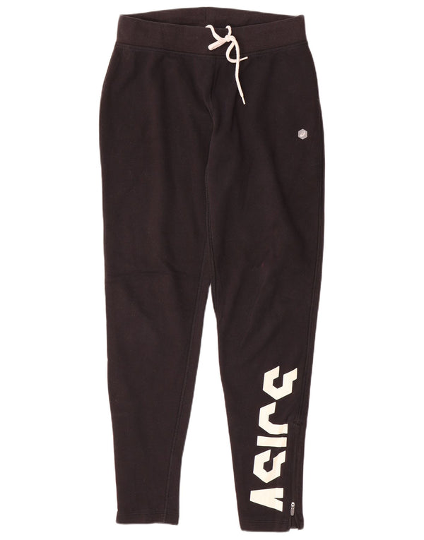 Asics Ženske Graphic Trenirke Hlače UK 14 srednje crne