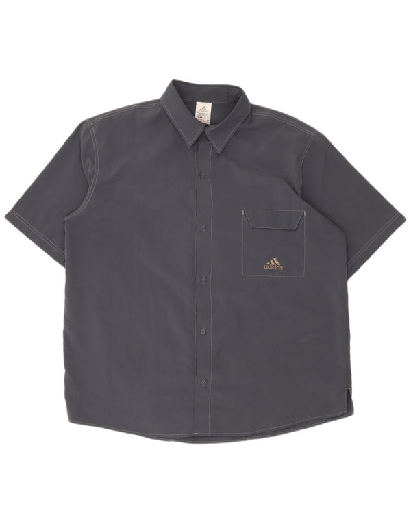 ADIDAS muška košulja kratkih rukava UK 46/48 XL tamnoplava poliester