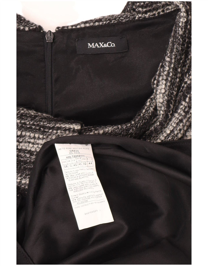 Max & Co. Ženska plašt haljina UK 12 Srednje siva vuna