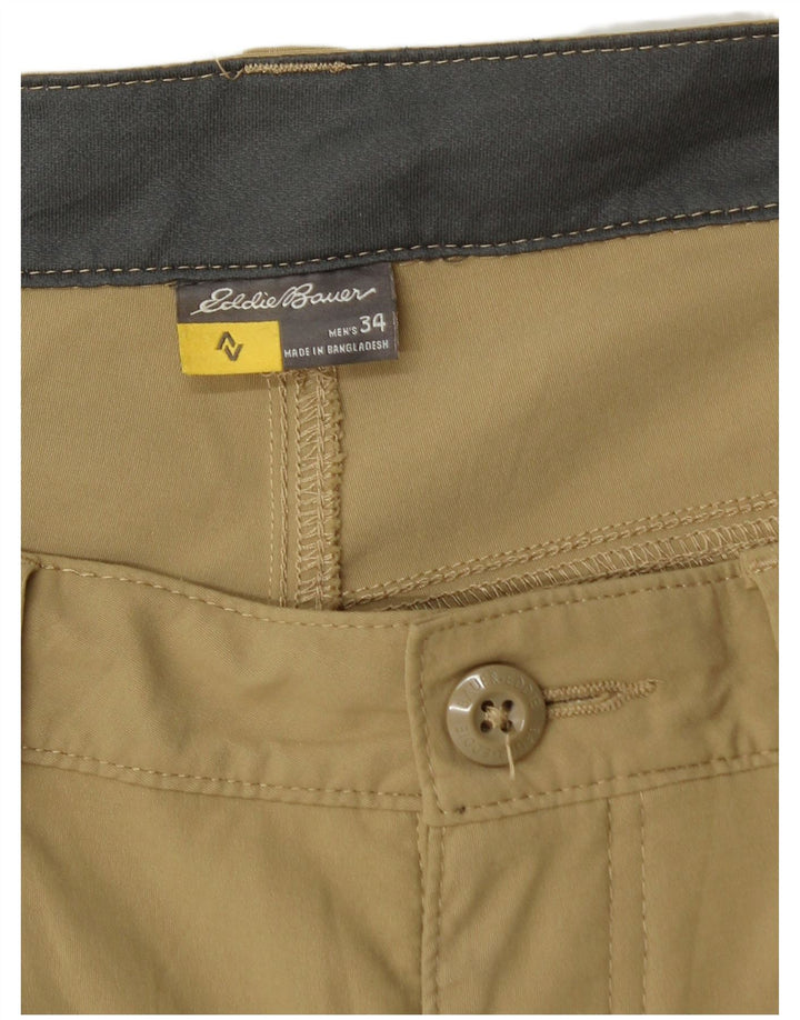 Eddie Bauer muške kargo kratke hlače W34 veliki kaki najlon