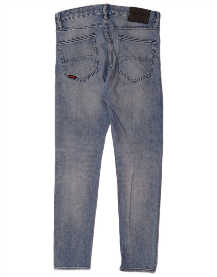 Superdry muške uske traperice W30 L30 plavi pamuk