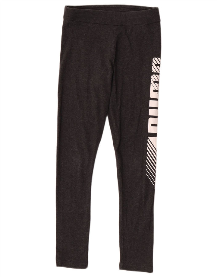 Puma tajice za djevojčice Graphic 11-12 Years Gray