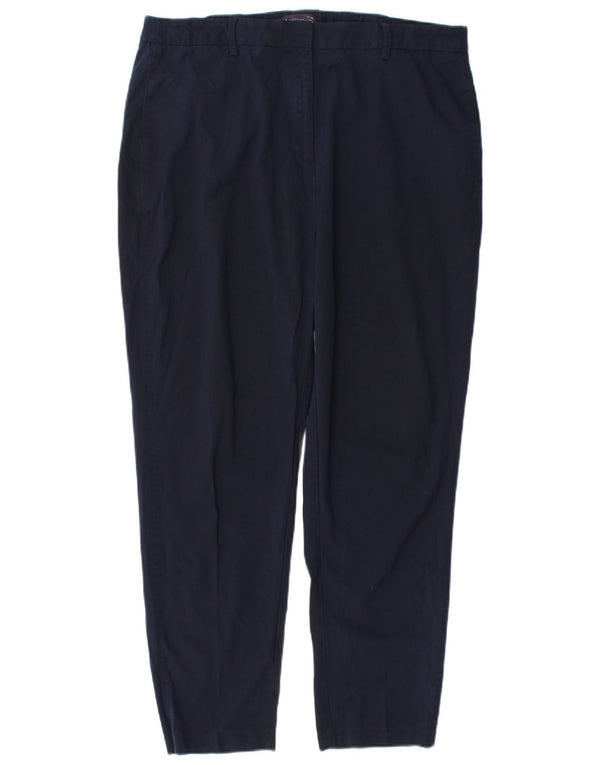 Marks & Spencer ženske sužene hlače odijela UK 18 XL W36 L28 tamnoplave