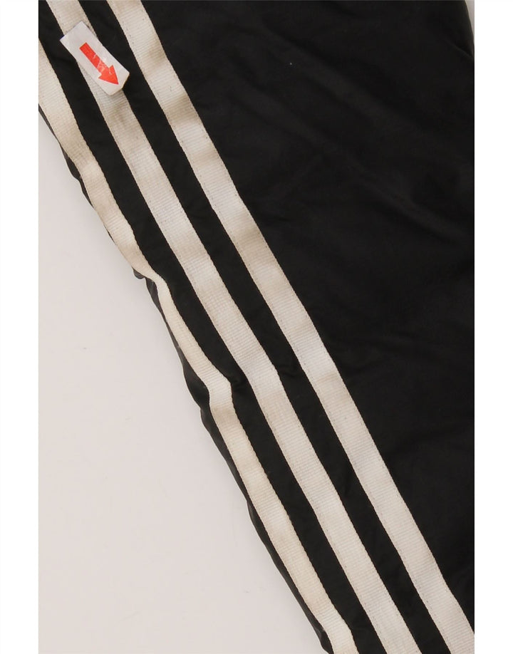 Adidas ženska podstavljena jakna s kapuljačom UK 8 Mala crna najlonska