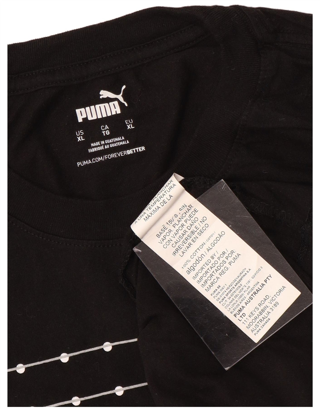 PUMA muška majica s grafičkim motivima XL crni pamuk