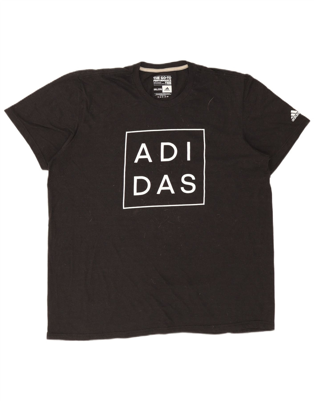 ADIDAS muška majica s grafičkim motivima 2XL crni poliester