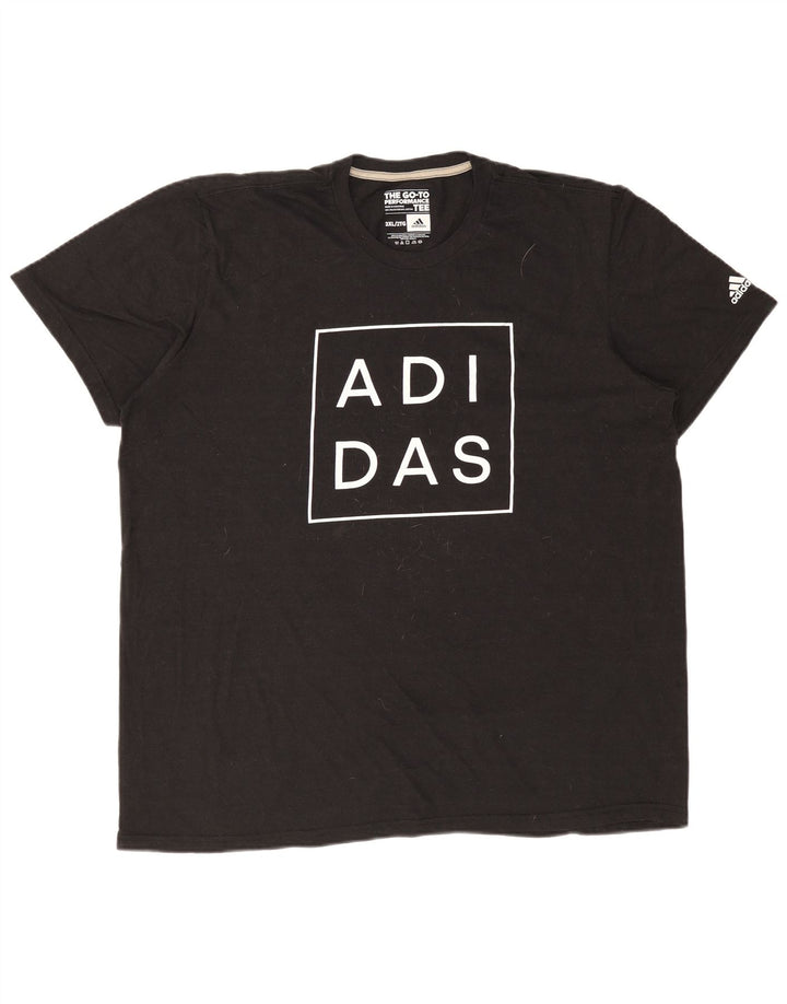 ADIDAS muška majica s grafičkim motivima 2XL crni poliester