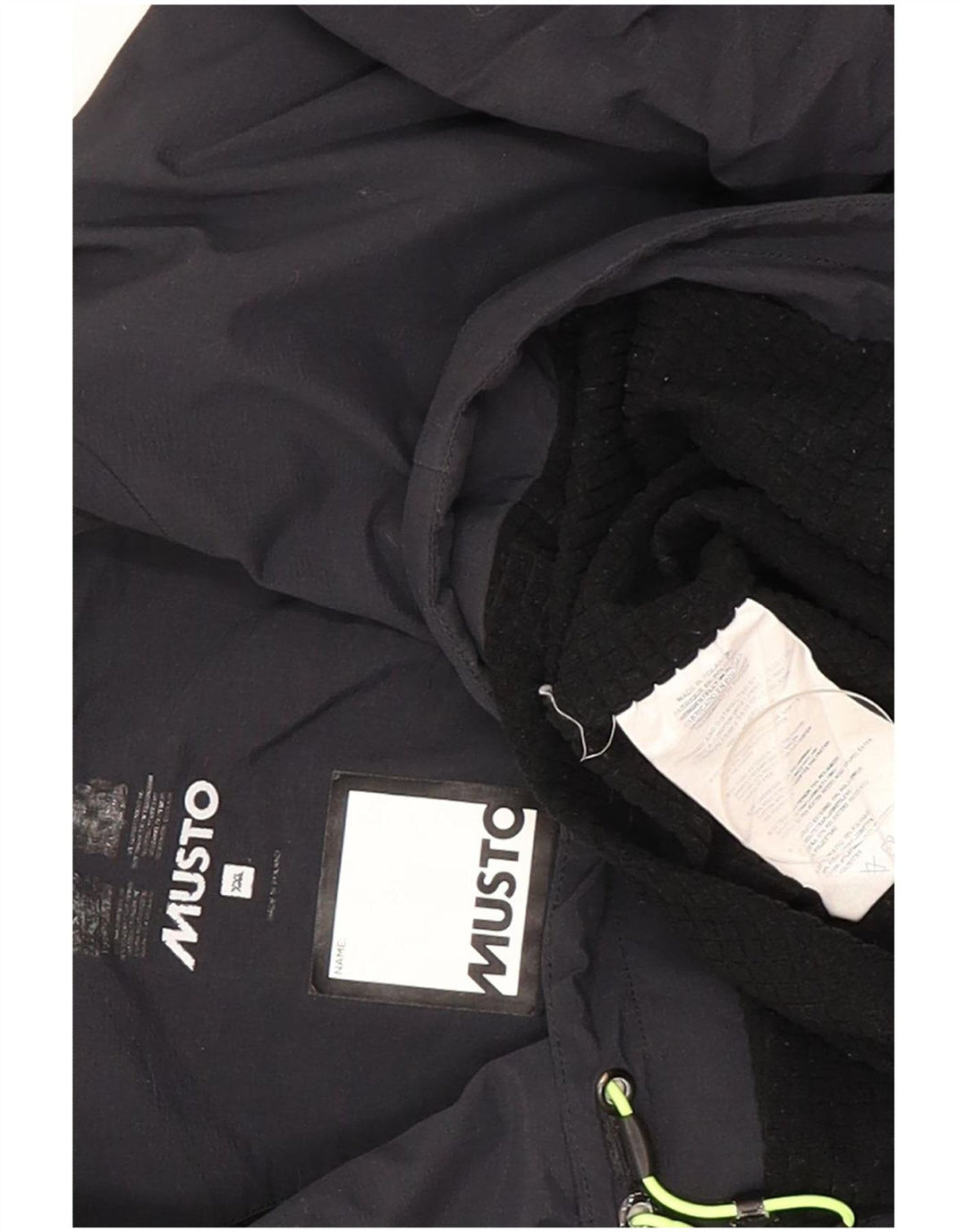 Musto kišna jakna UK 44 2XL tamnoplavi poliamid