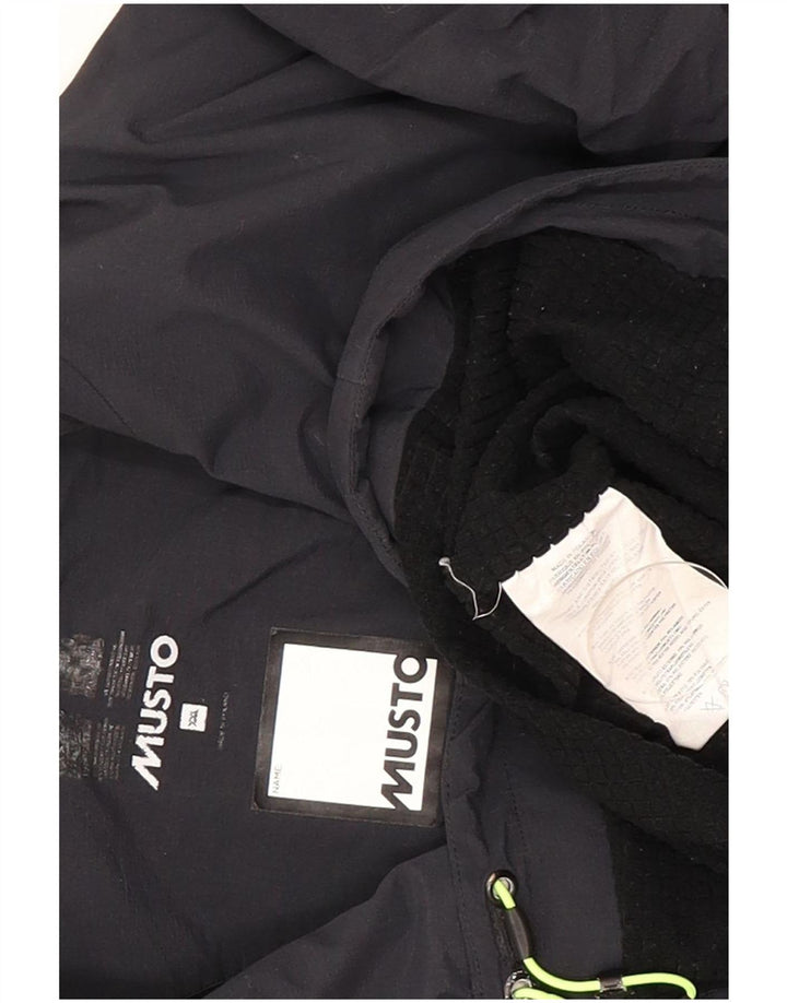 Musto kišna jakna UK 44 2XL tamnoplavi poliamid