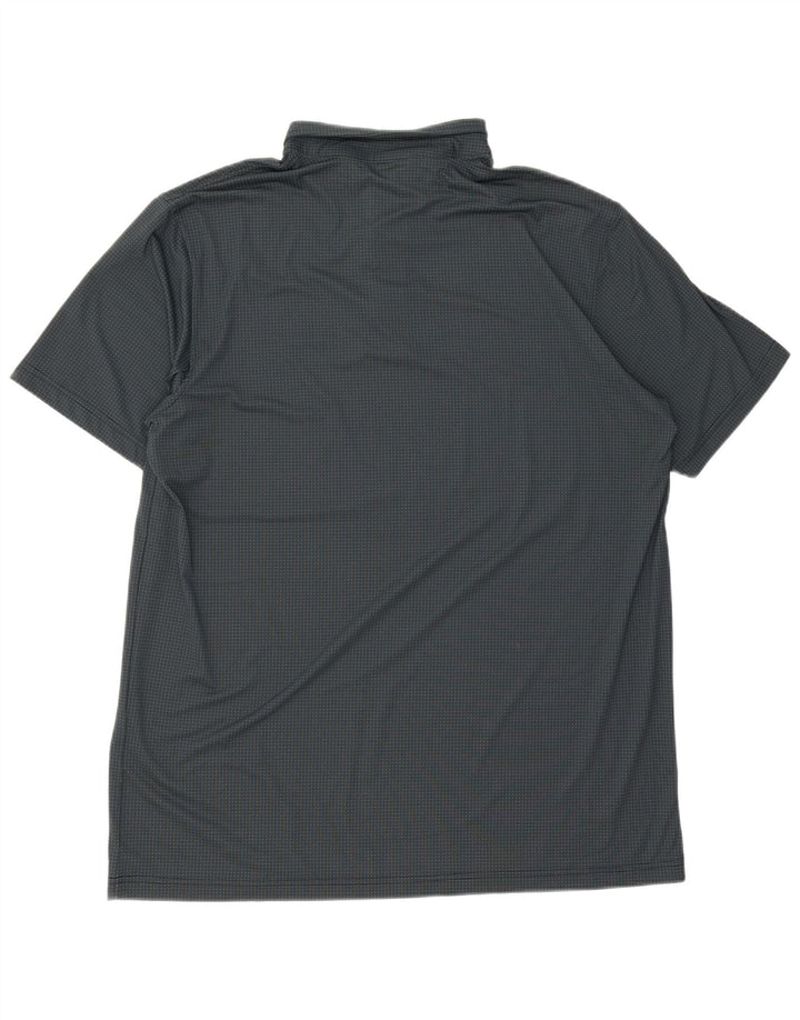 Nike muška Dri Fit polo majica 4XL zeleni poliester na točkice