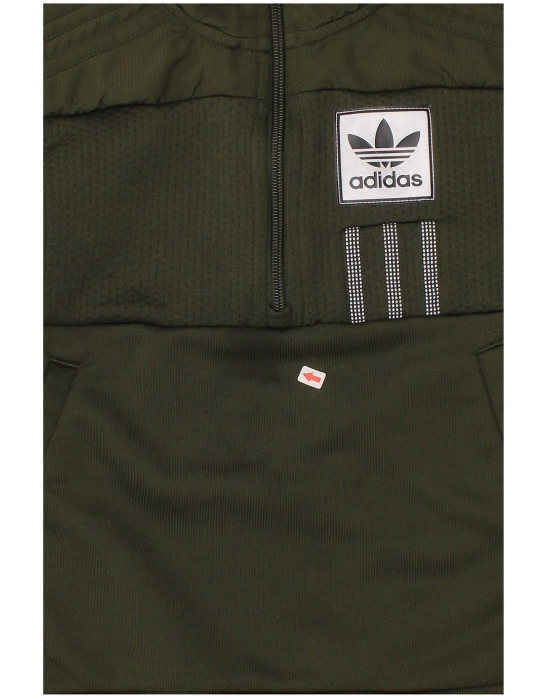 Adidas majica s kratkim izrezom s grafičkim detaljima, 7-8 godina, zeleni poliester