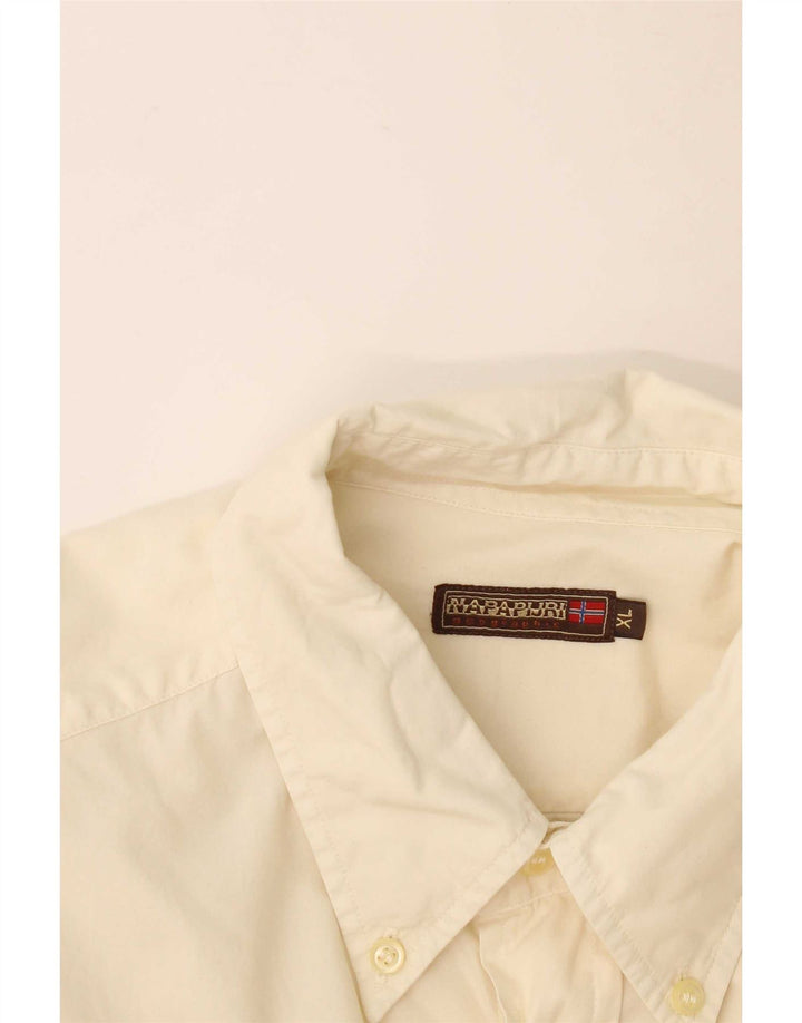 Napapijri muška grafička majica XL Off White