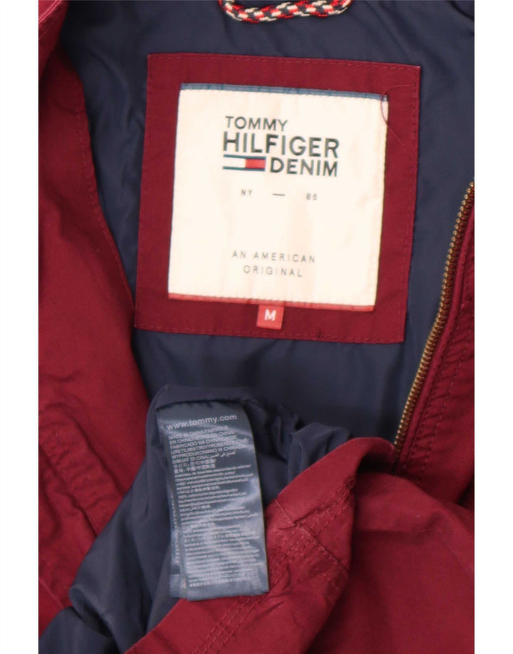 Muška bomber jakna Tommy Hilfiger UK 38, srednji bordo pamuk