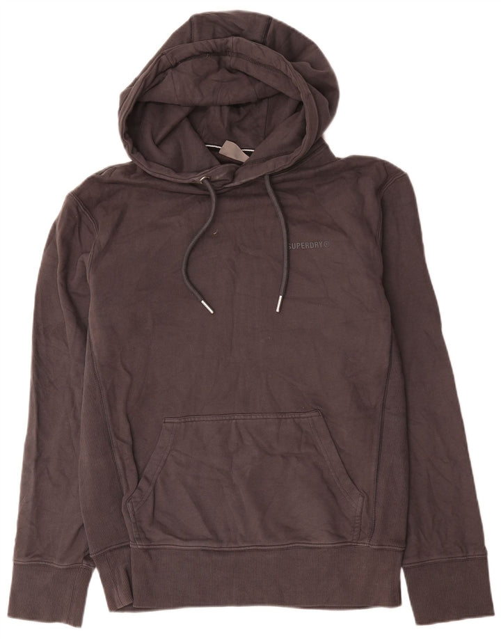 Superdry muški džemper s kapuljačom Mali sivi pamuk