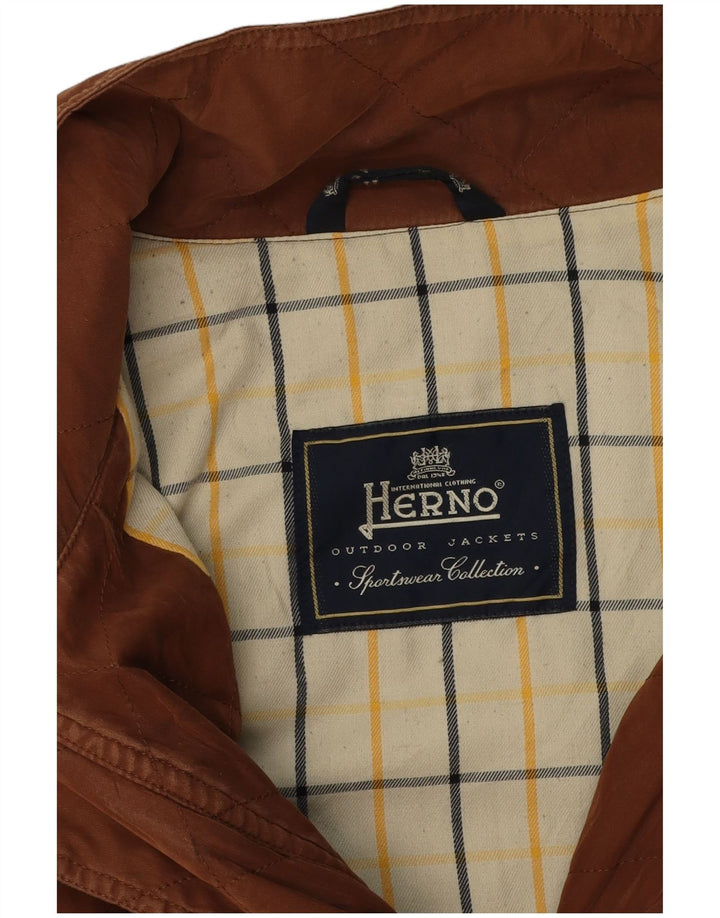 Herno muška bomber jakna UK 42 XL smeđa