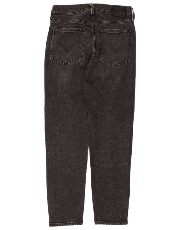 Levi's ženske sužene traperice W26 L26 crni pamuk