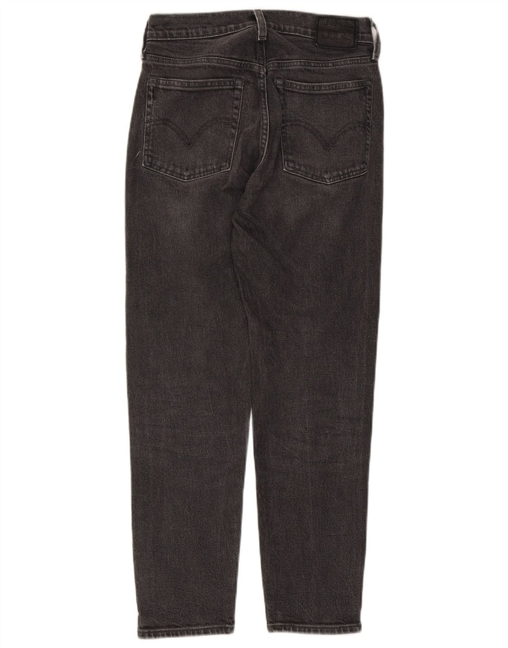 Levi's ženske sužene traperice W26 L26 crni pamuk