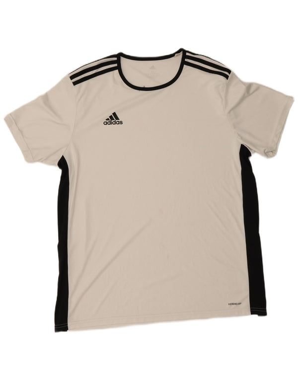 Adidas muška Aeroready majica kratkih rukava XL bijeli poliester u boji