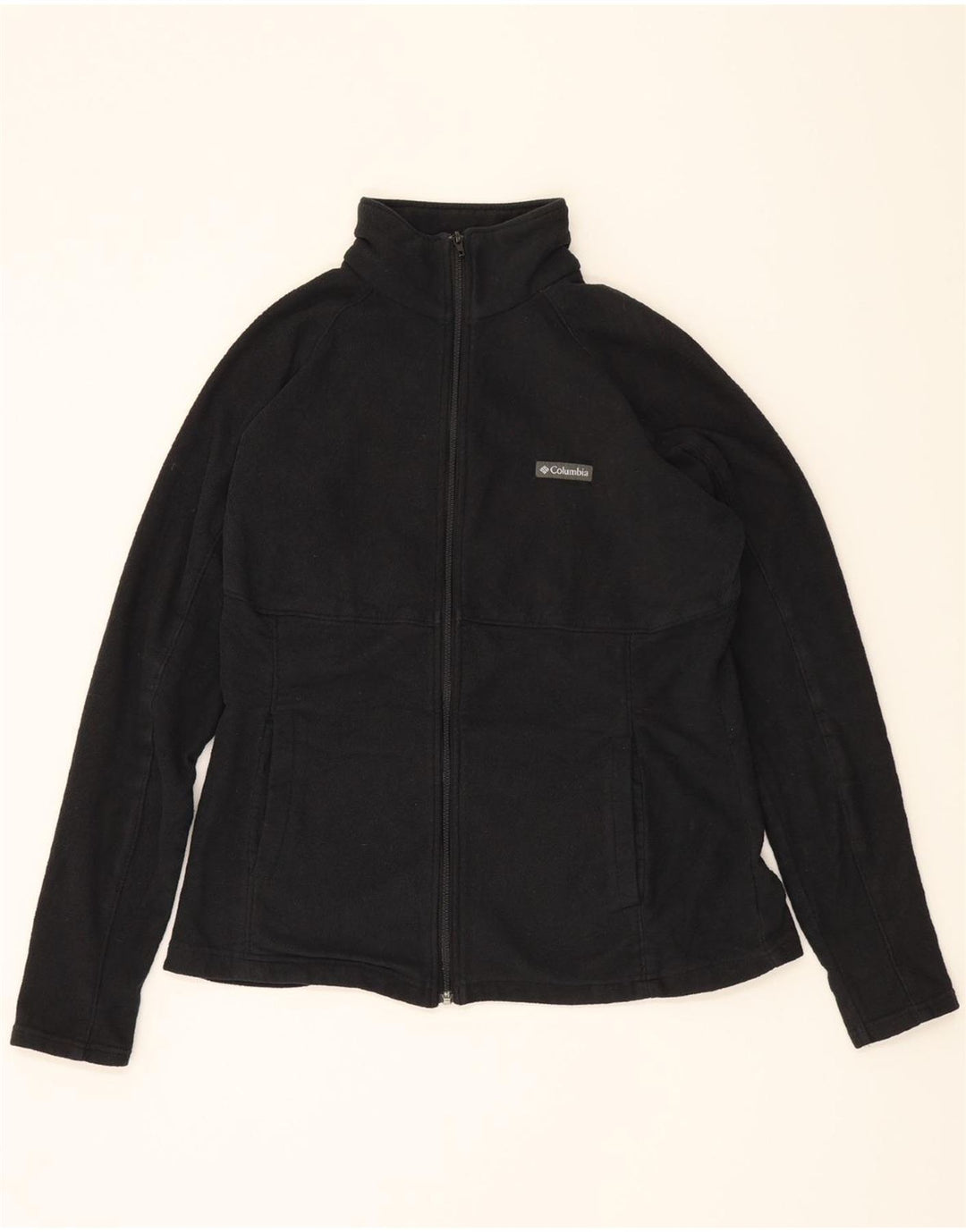 COLUMBIA Womens Fleece Jacket UK 18 XL Black Polyester Vintage Columbia and Second-Hand Columbia from Messina Hembry 