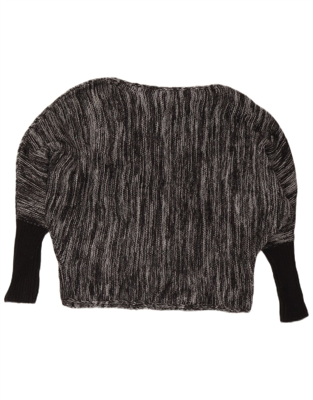 CALVIN KLEIN JEANS Ženski džemper s lađastim izrezom UK 6 XS sivo s pjegama