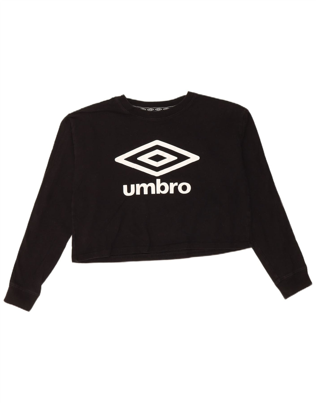 Umbro ženska majica dugih rukava s kratkim rukavima, UK 10, mala crna