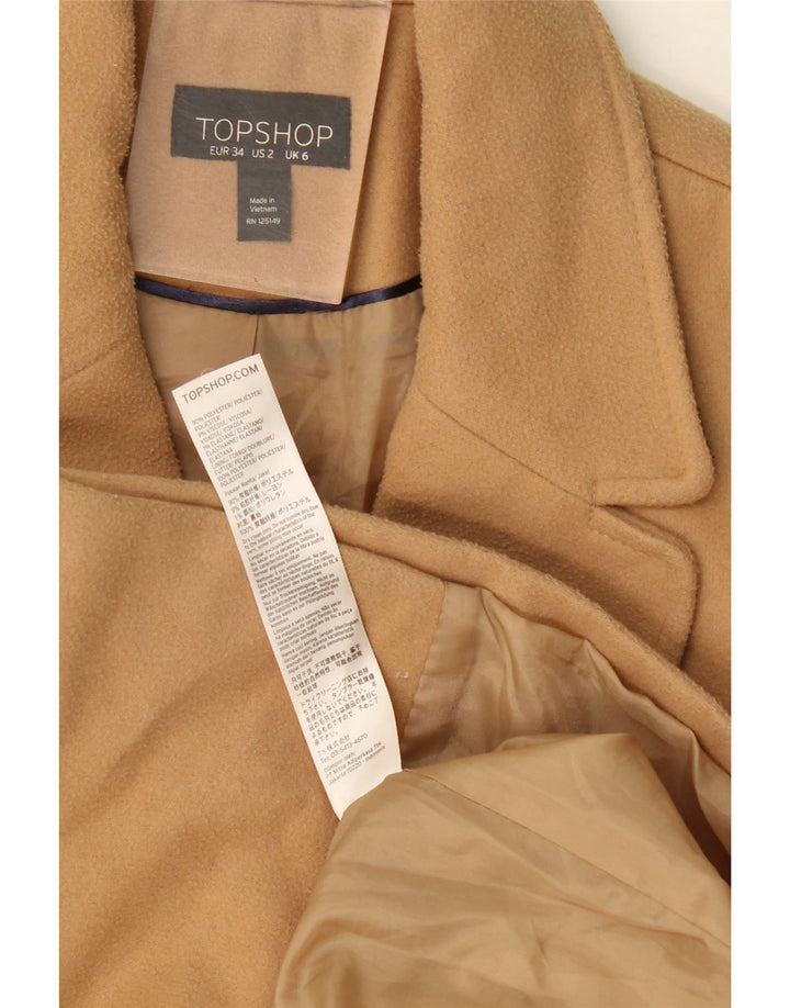 Topshop ženski kaput UK 6 XS bež poliester