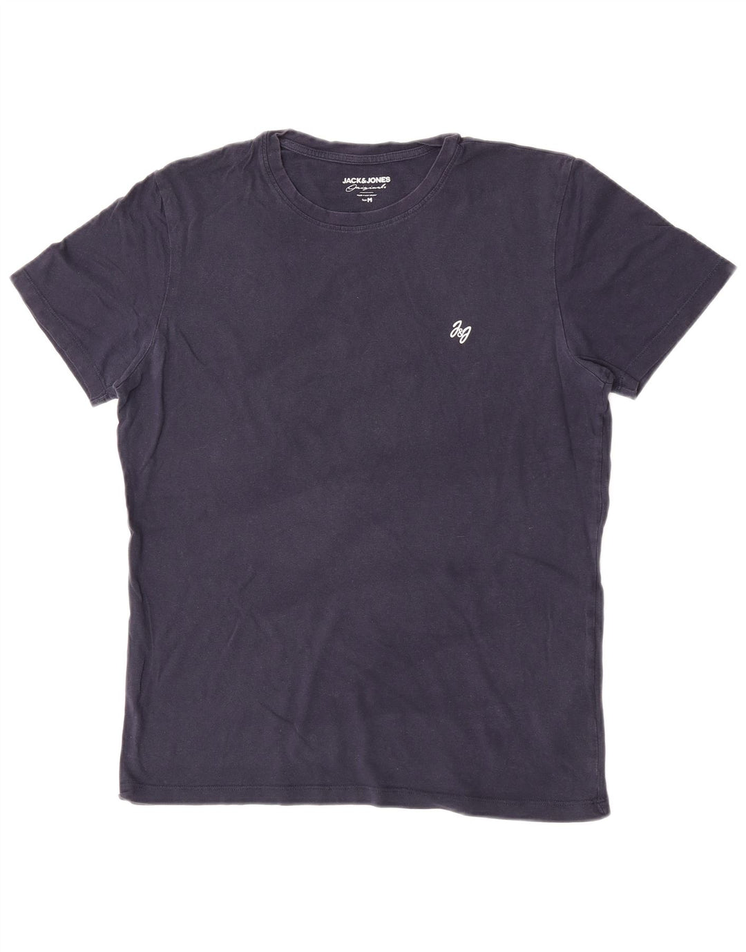 Jack & Jones muška majica kratkih rukava srednje tamnoplavi pamuk