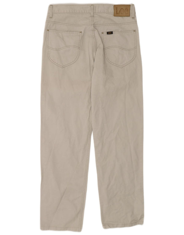 Lee Mens Chicago Straight Jeans W34 L30 Bijeli pamuk