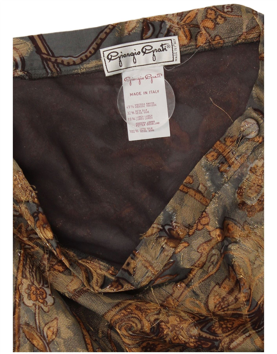 Giorgio Grati ženska maksi suknja W26 mala višebojna paisley viskoza