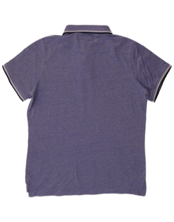 Superdry muška polo majica XL plavi pamuk