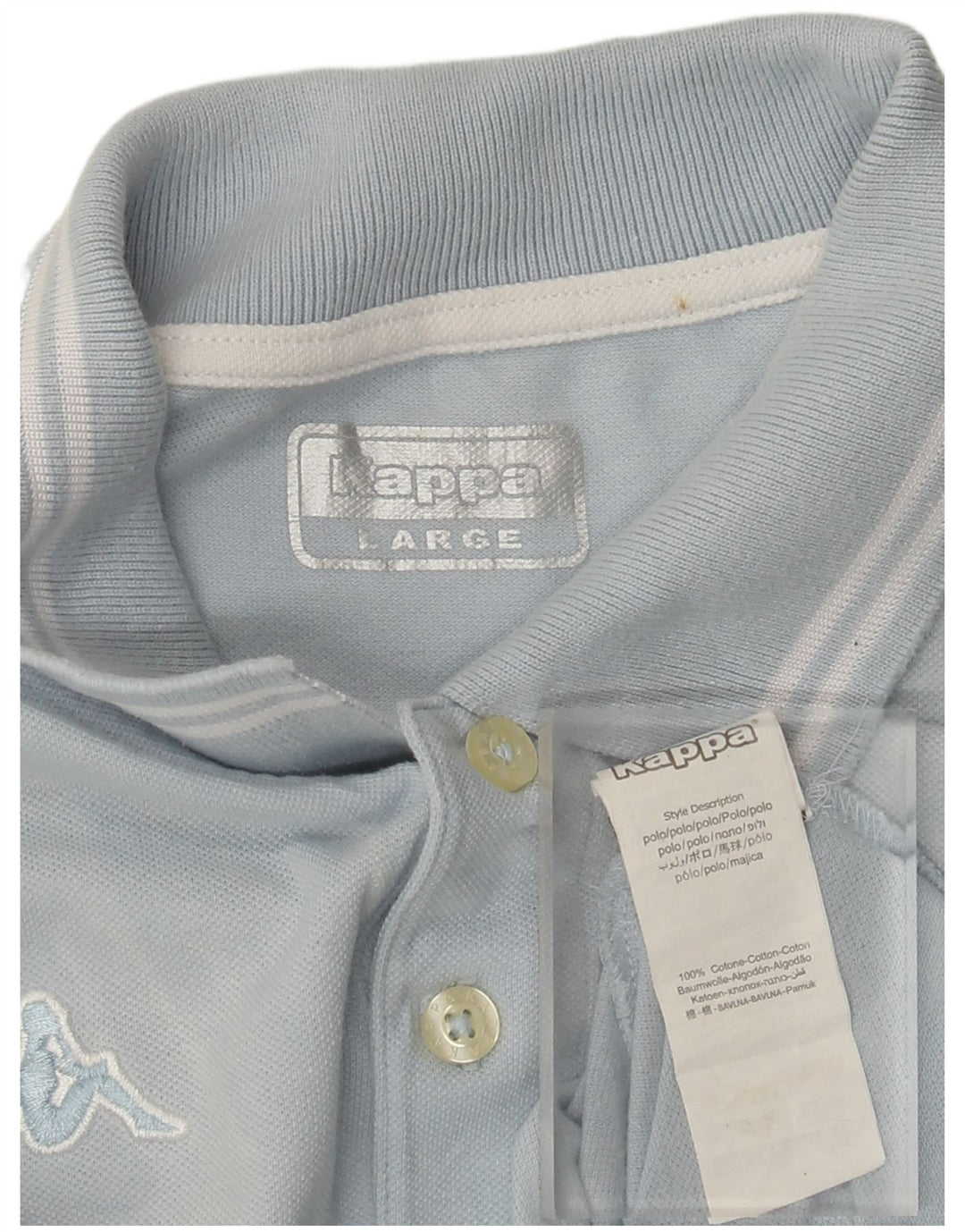 Kappa muška polo majica Large Blue Cotton