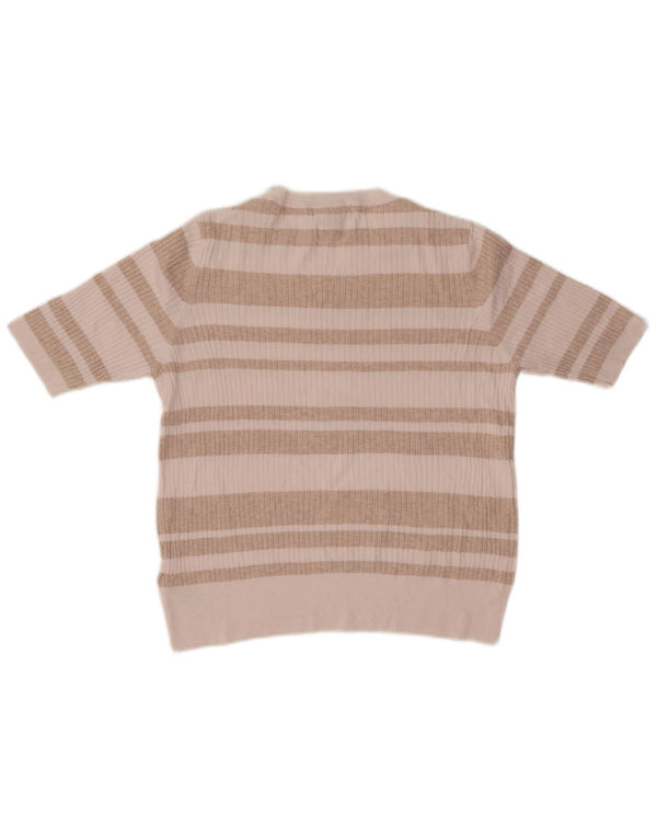 MARKS & SPENCER Ženski pulover s okruglim izrezom UK 16 Veliki bež