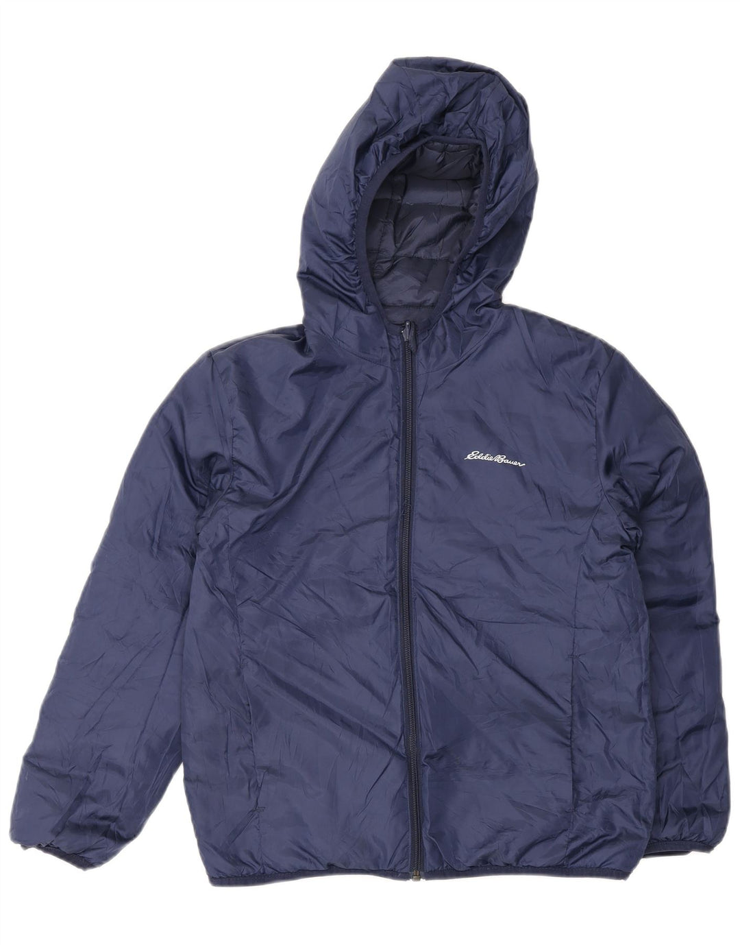 Podstavljena jakna s kapuljačom Eddie Bauer za dječake 10-11 godina srednje tamnoplava
