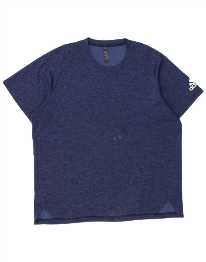 Adidas muška majica kratkih rukava XL tamnoplavi poliester