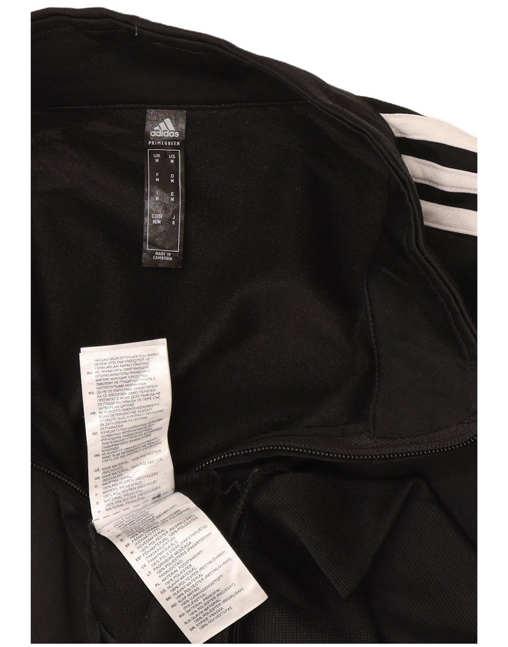 Adidas muška gornja jakna trenirke srednje crne boje od poliestera