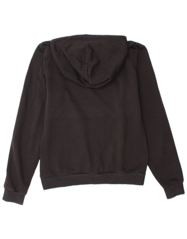 Puma ženska majica s kapuljačom s kapuljačom UK 12 Srednje crni pamuk