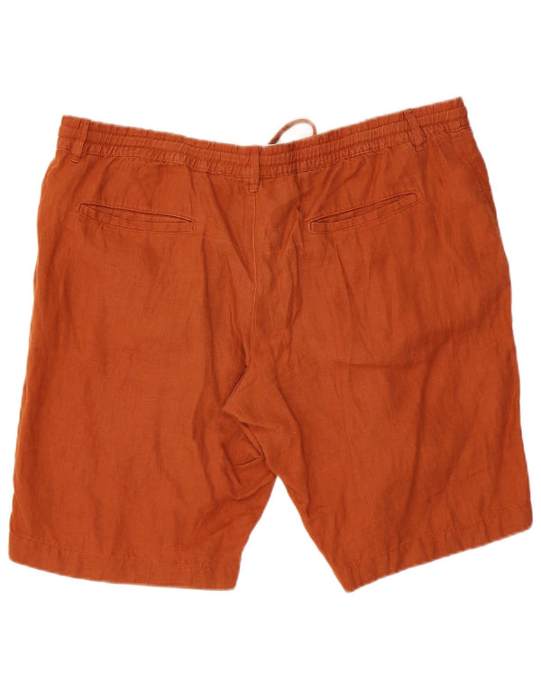 Benetton muške chino kratke hlače IT 56 3XL W44 smeđe platno