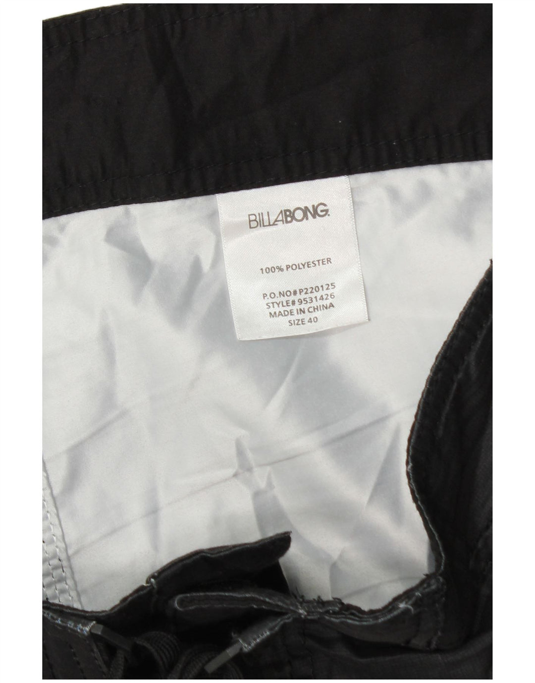 Billabong muške kratke hlače za plivanje XL crni karirani poliester