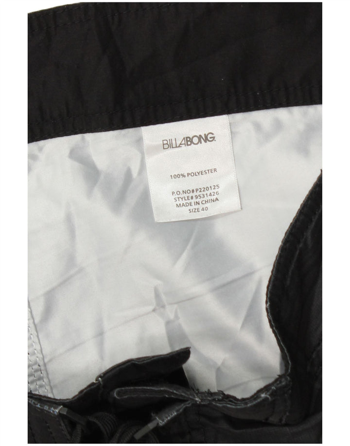 Billabong muške kratke hlače za plivanje XL crni karirani poliester