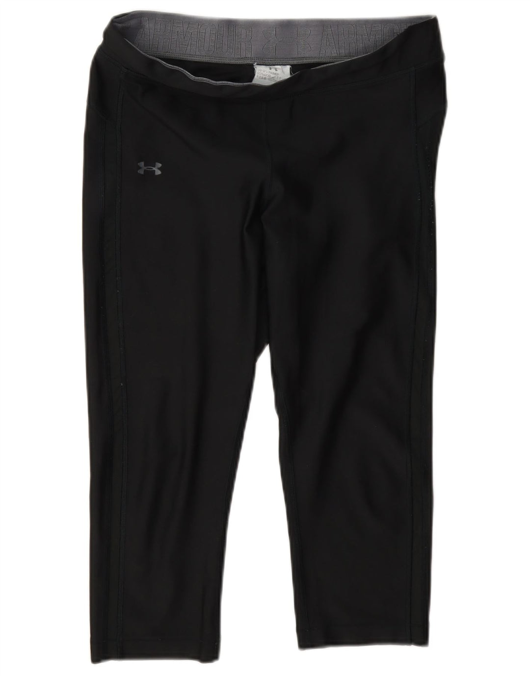 Under Armour ženske kapri tajice UK 16 veliki crni poliester