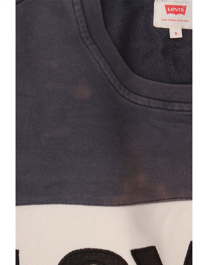 Levi's muški džemper s grafičkim motivima, mali zeleni pamuk u blokovima boja