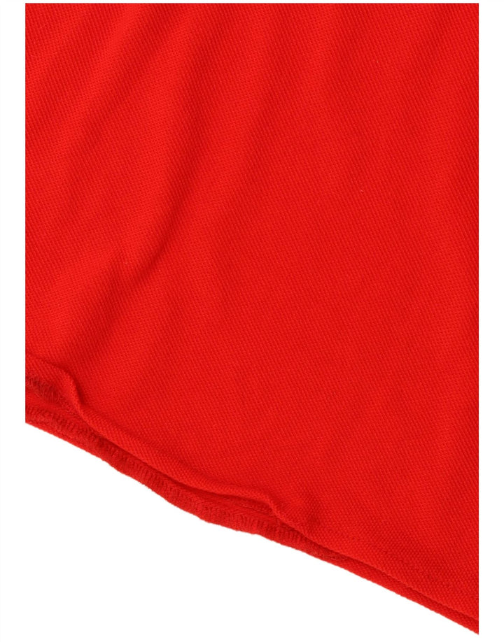 LACOSTE ženska polo haljina bez rukava, velika crvena pamučna veličina 42